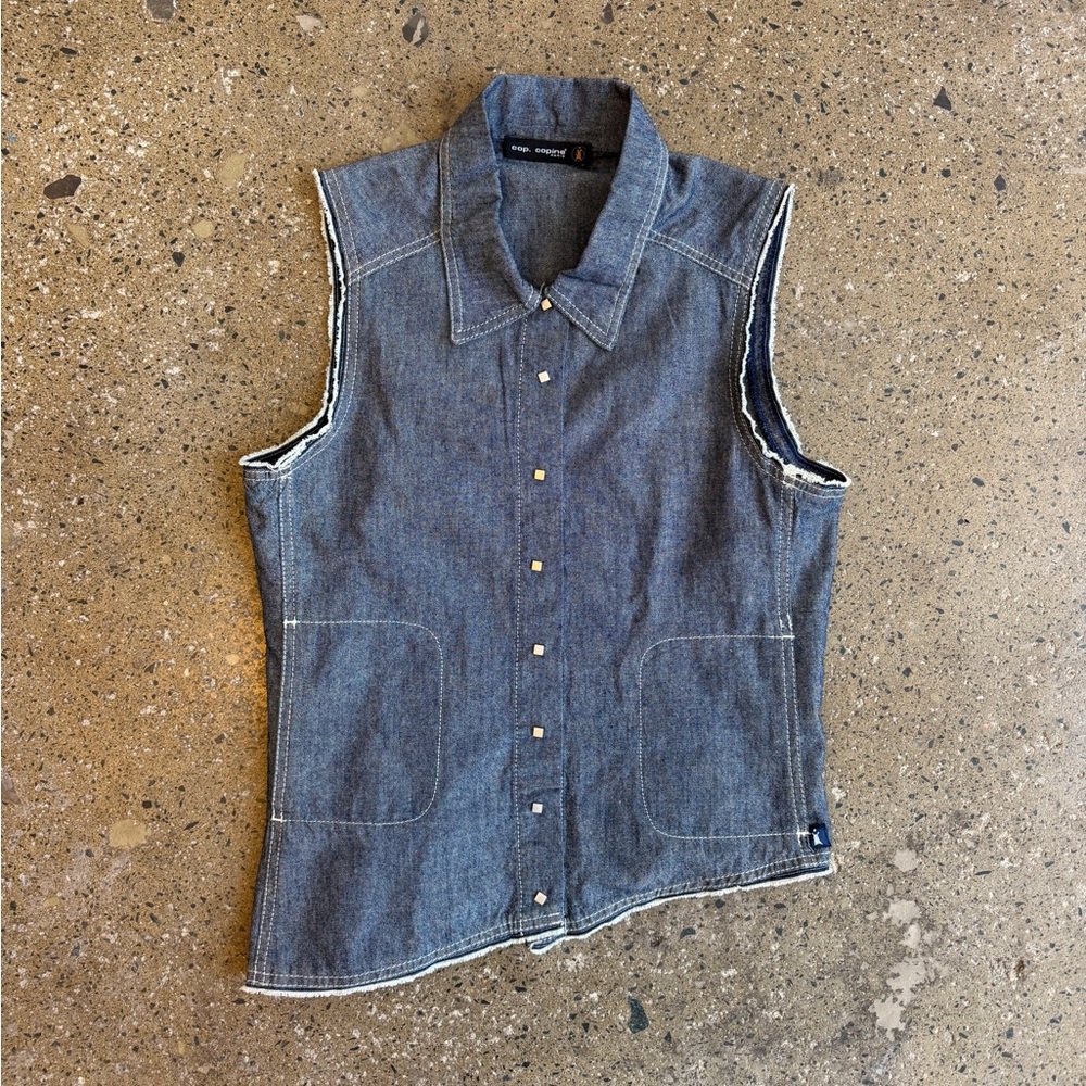 cop copine denim vest